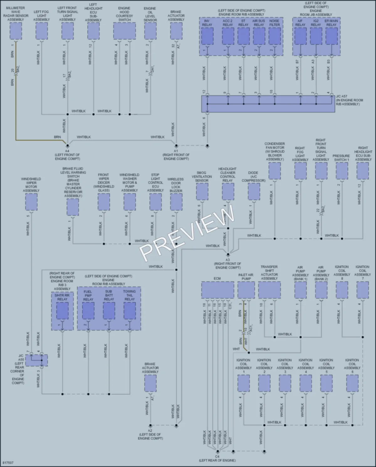2023 Lexus GX460 Ground Distribution wiring diagram preview