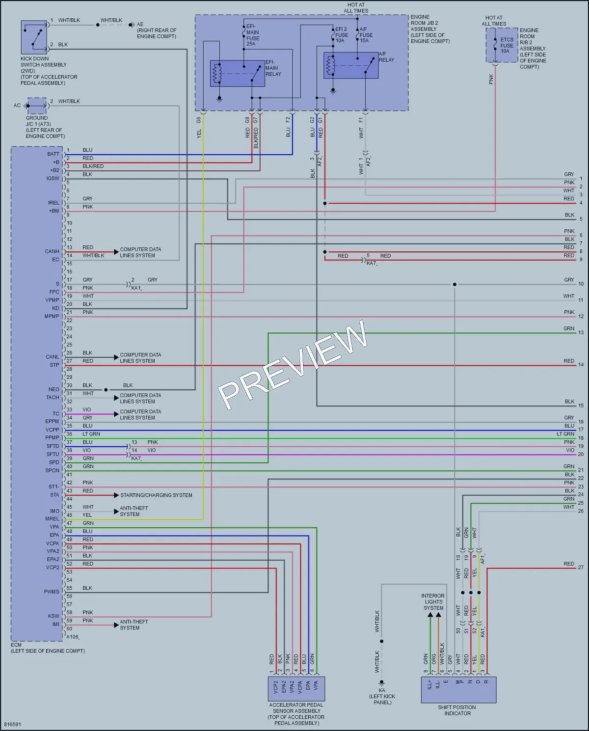 2023 Lexus IS350 Engine Performance wiring diagram preview