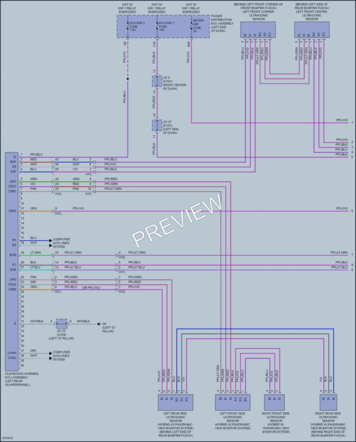 2023 Lexus NX350h Navigation wiring diagram preview