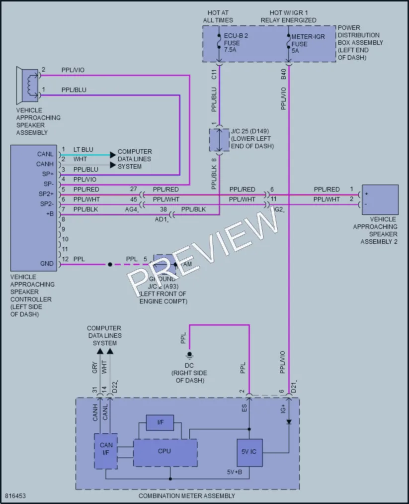 2023 Lexus NX450h Active Bodyworks wiring diagram preview