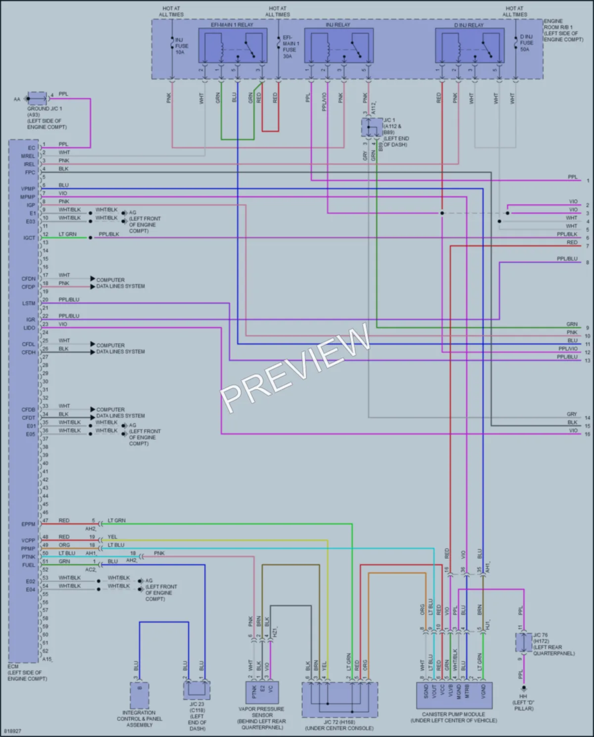 2023 Lexus RX500h Engine Performance wiring diagram preview