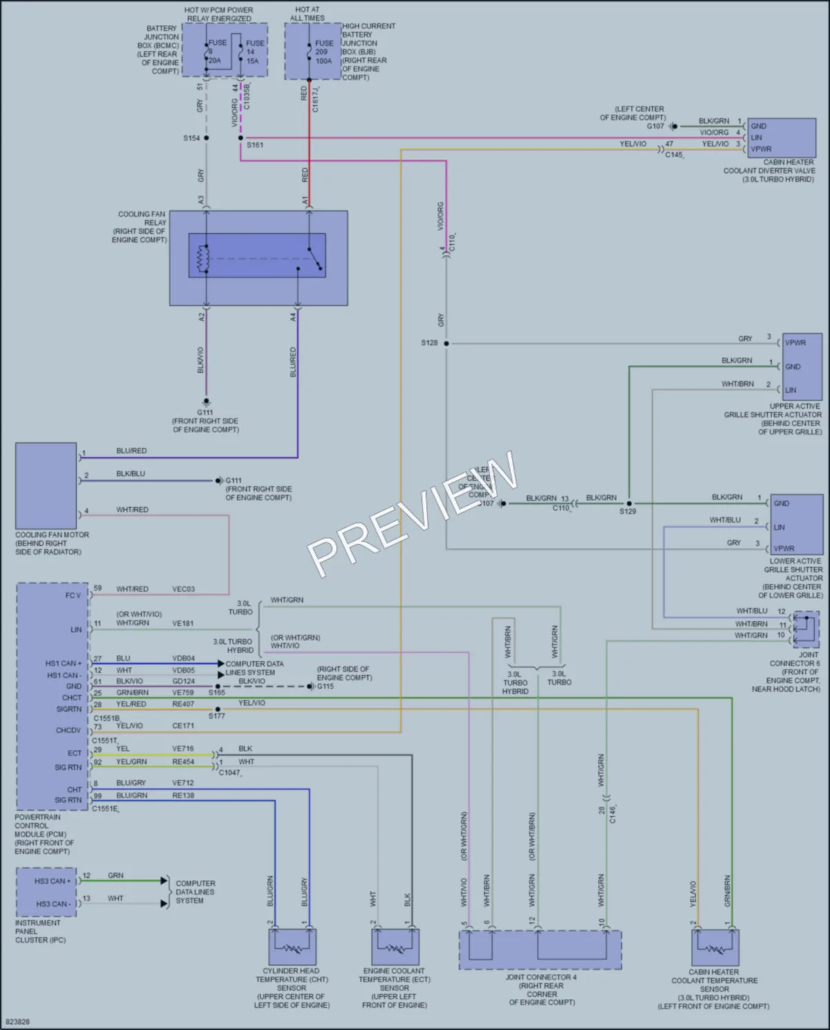 2023 Lincoln AviatorPlugIn Cooling Fan wiring diagram preview