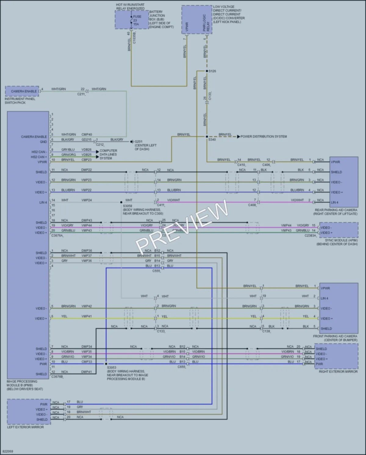 2023 Lincoln Nautilus Navigation wiring diagram preview
