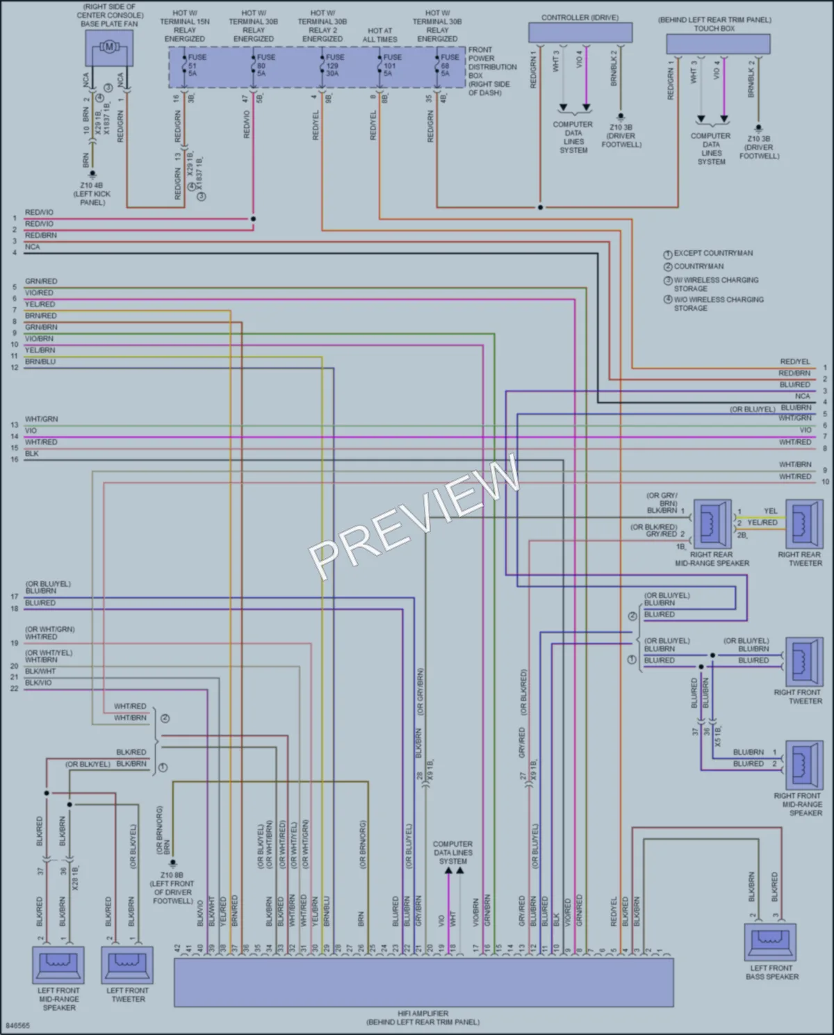 2023 MINI Cooper Navigation wiring diagram preview