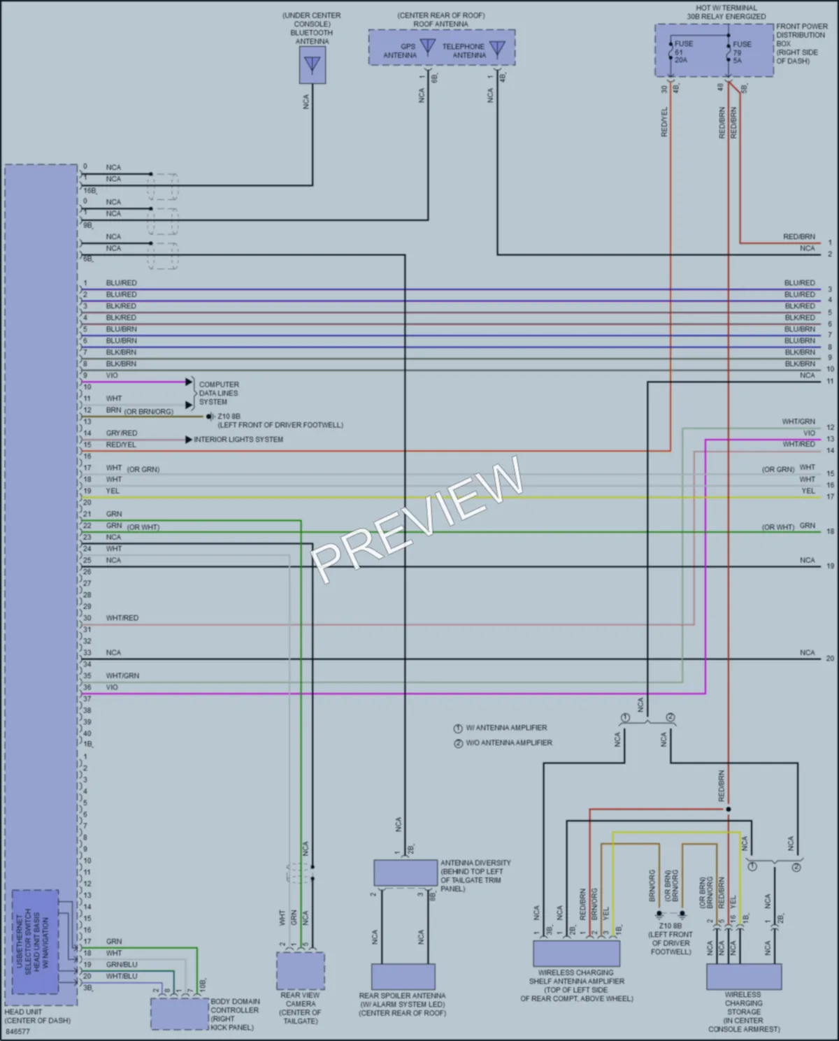 2023 MINI Cooper Radio wiring diagram preview