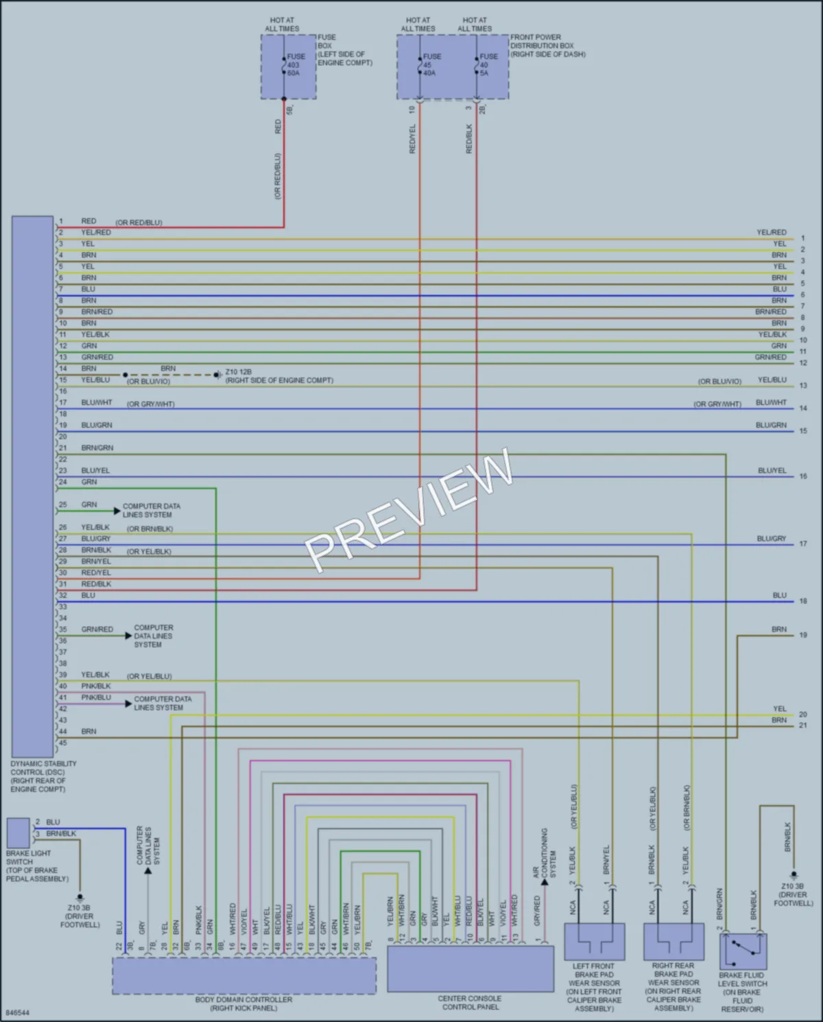 2023 MINI CooperClubman Anti Lock Brakes wiring diagram preview
