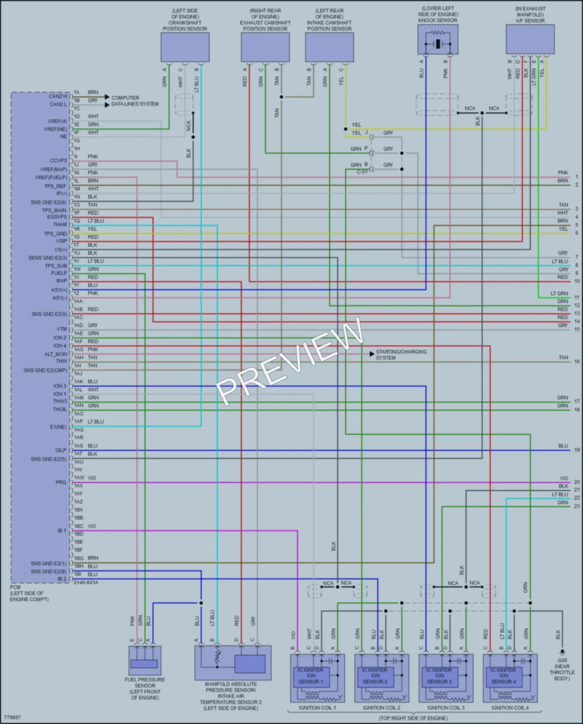 2023 Mazda CX5 Engine Performance wiring diagram preview