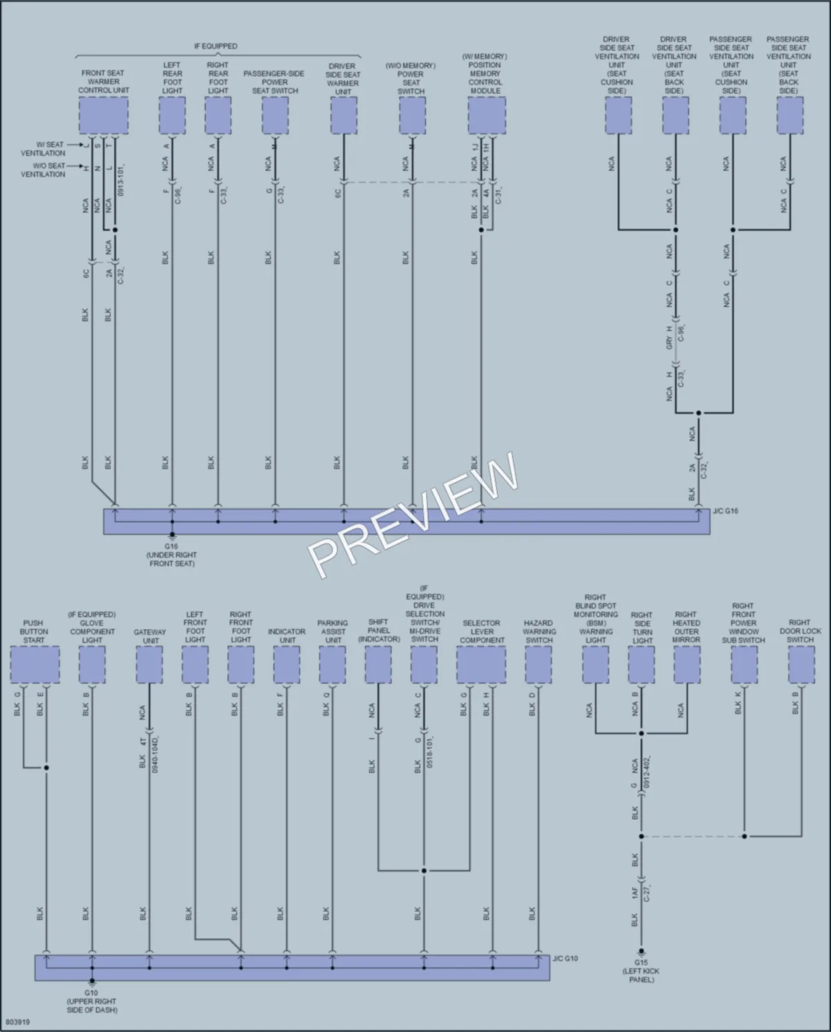 2023 Mazda CX5 Ground Distribution wiring diagram preview