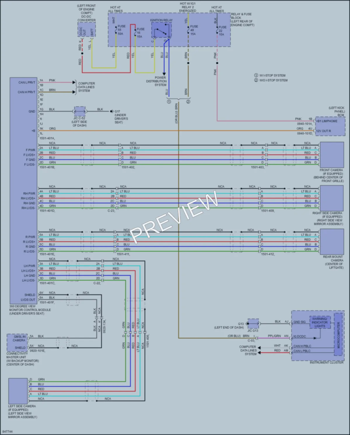 2023 Mazda CX50 Navigation wiring diagram preview