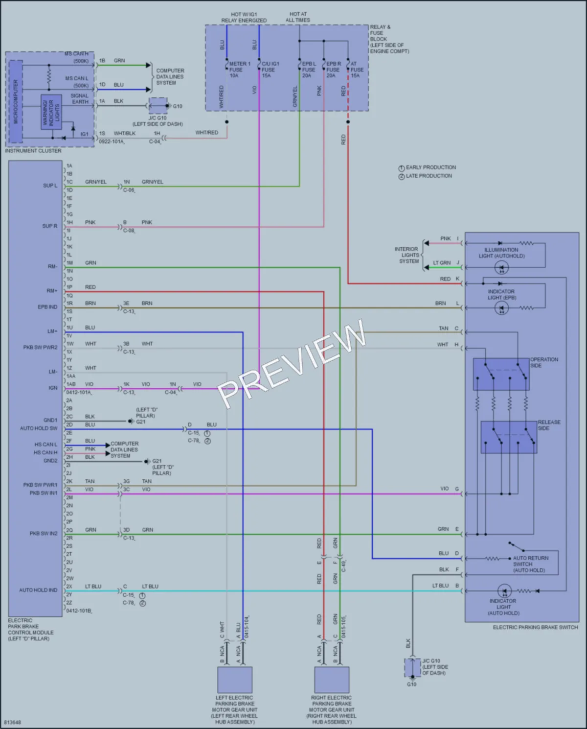 2023 Mazda CX9 Shift Interlock wiring diagram preview