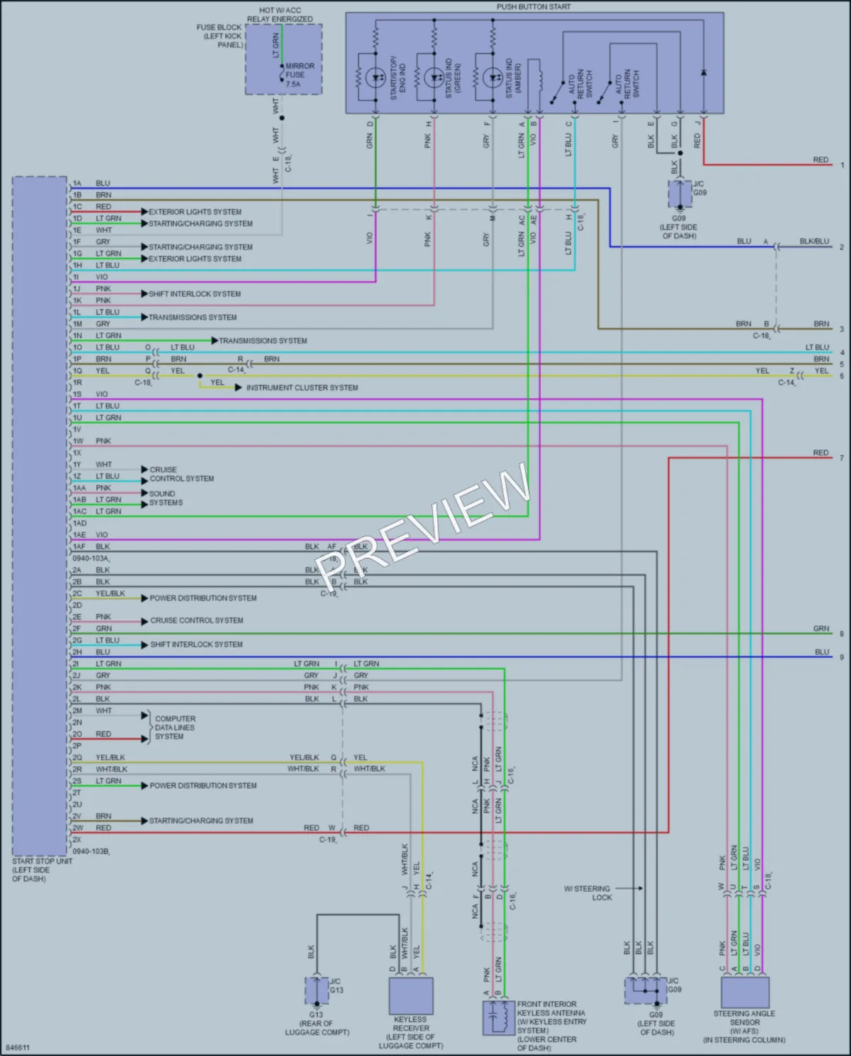 2023 Mazda MX5Miata Anti Theft wiring diagram preview