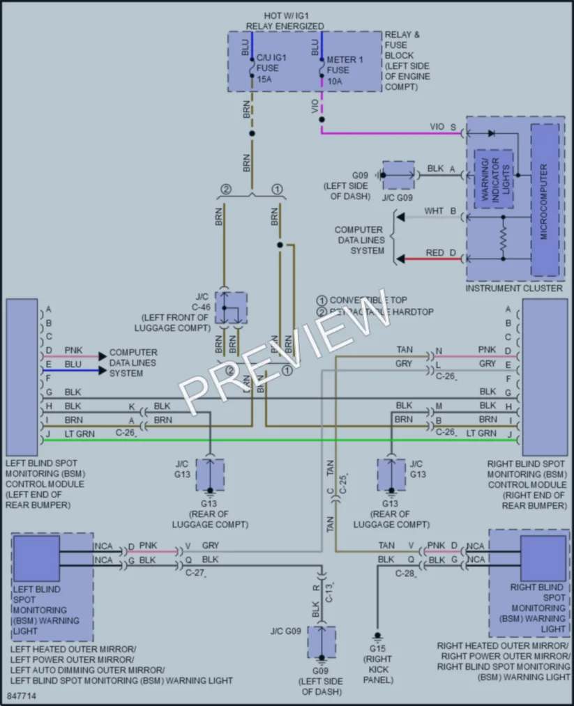 2023 Mazda MX5Miata Navigation wiring diagram preview