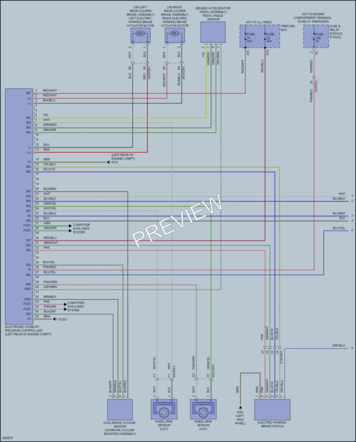 2023 MercedesBenz GLC300Coupe Anti Lock Brakes wiring diagram preview