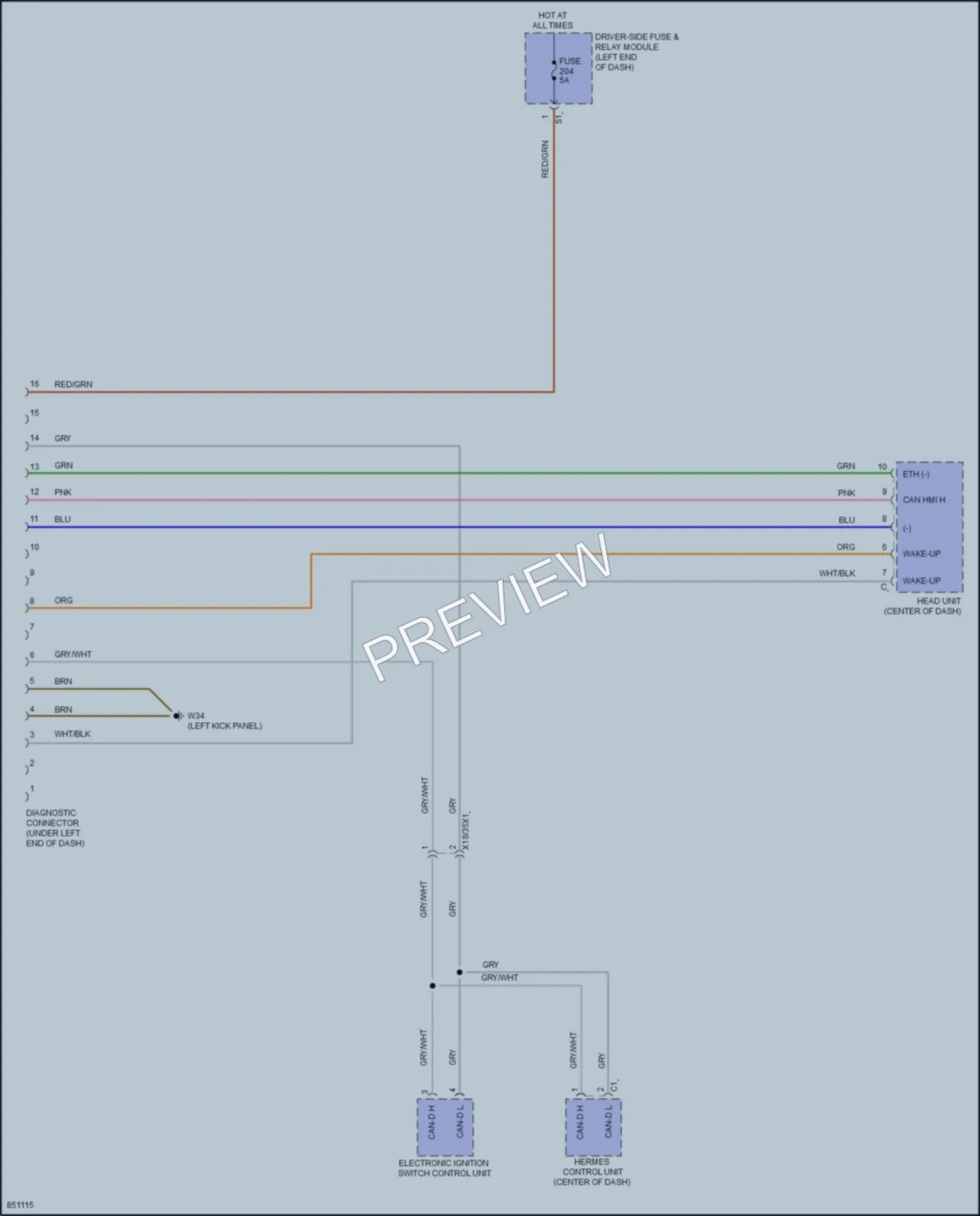 2023 MercedesBenz GLC300Coupe Computer Data Lines wiring diagram preview