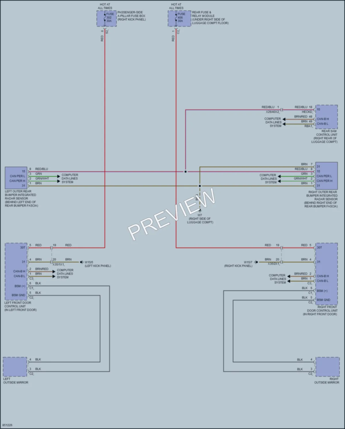 2023 MercedesBenz GLC300Coupe Navigation wiring diagram preview