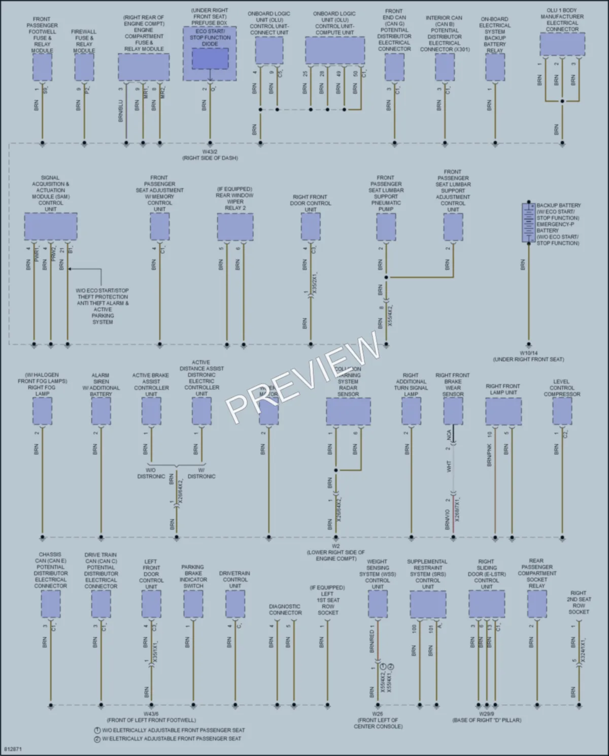 2023 MercedesBenz Metris Ground Distribution wiring diagram preview