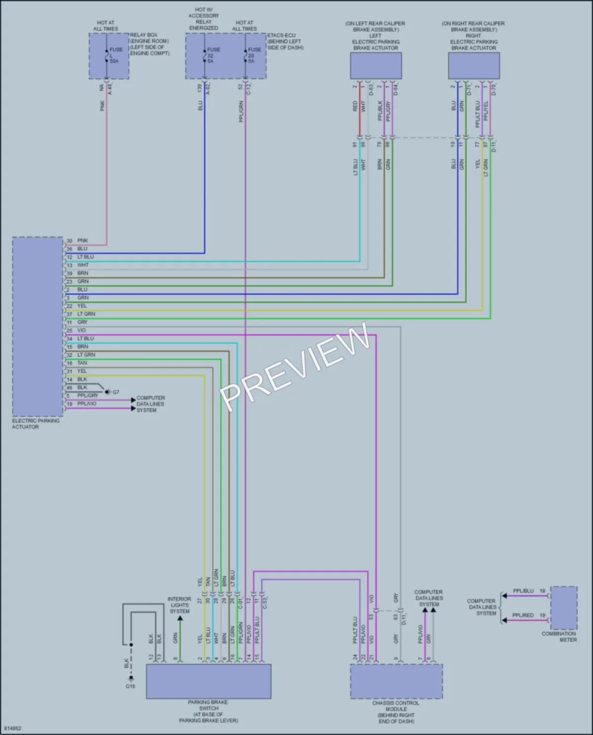 2023 Mitsubishi Outlander Shift Interlock wiring diagram preview