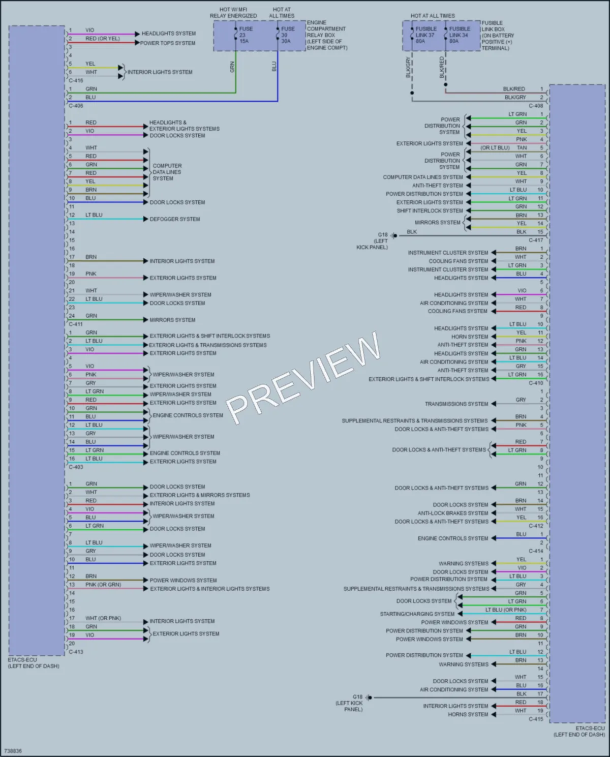 2023 Mitsubishi OutlanderSport Body Control Modules wiring diagram preview