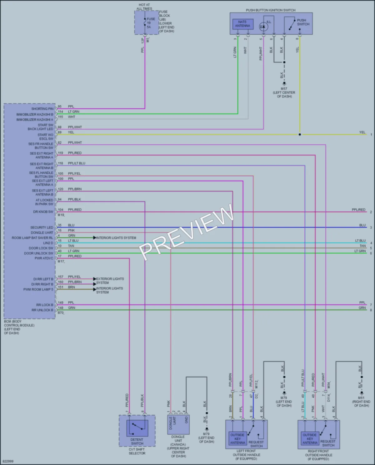2023 Nissan Altima Anti Theft wiring diagram preview