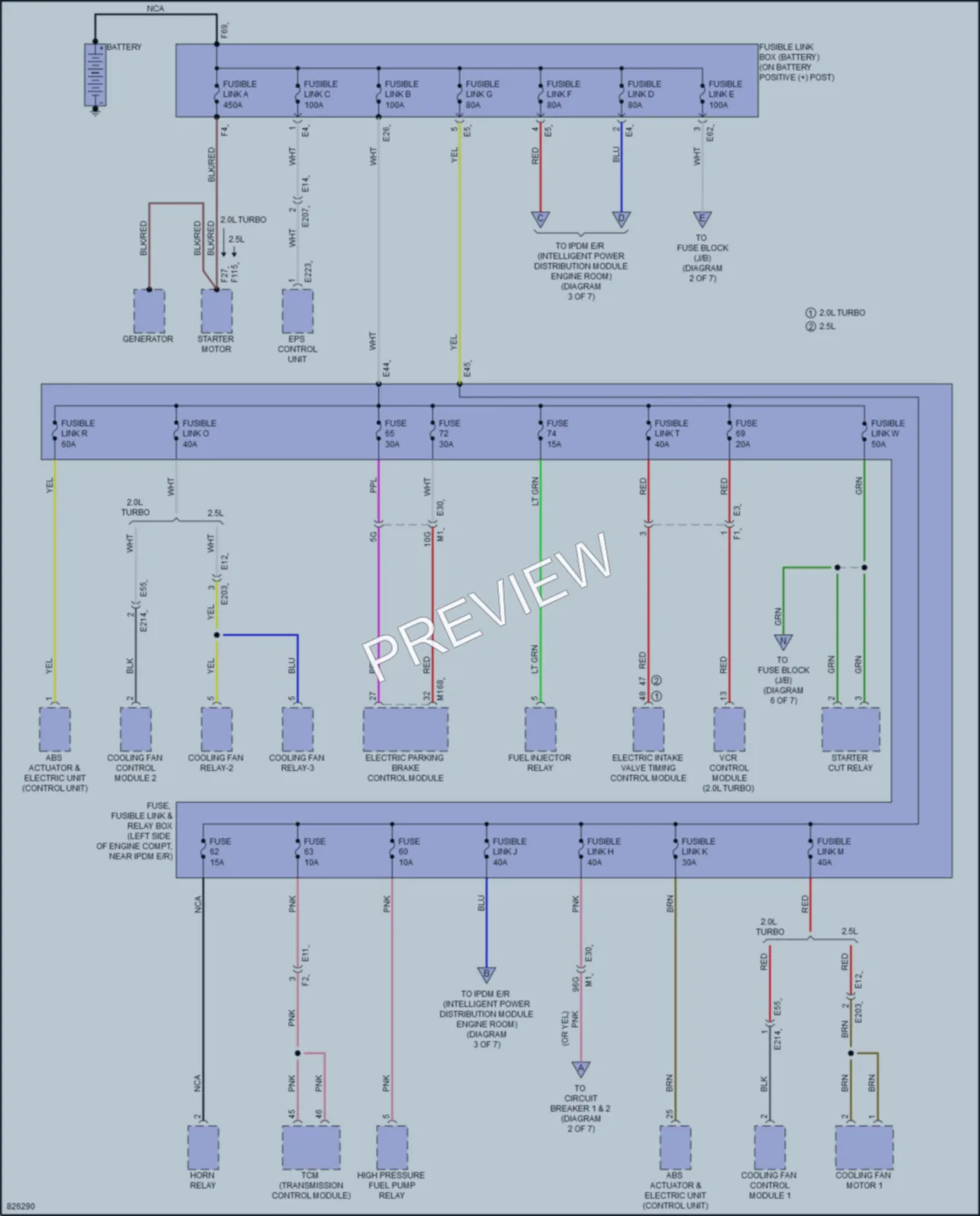2023 Nissan Altima Power Distribution wiring diagram preview