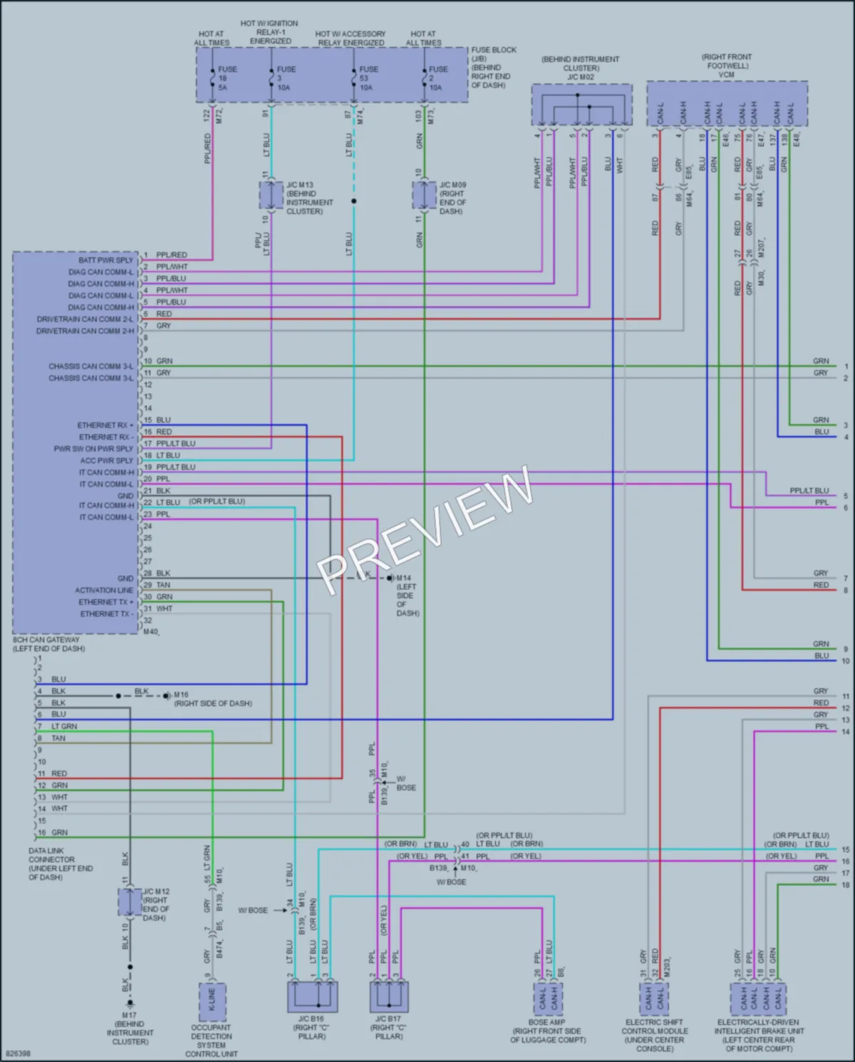 2023 Nissan Ariya Computer Data Lines wiring diagram preview