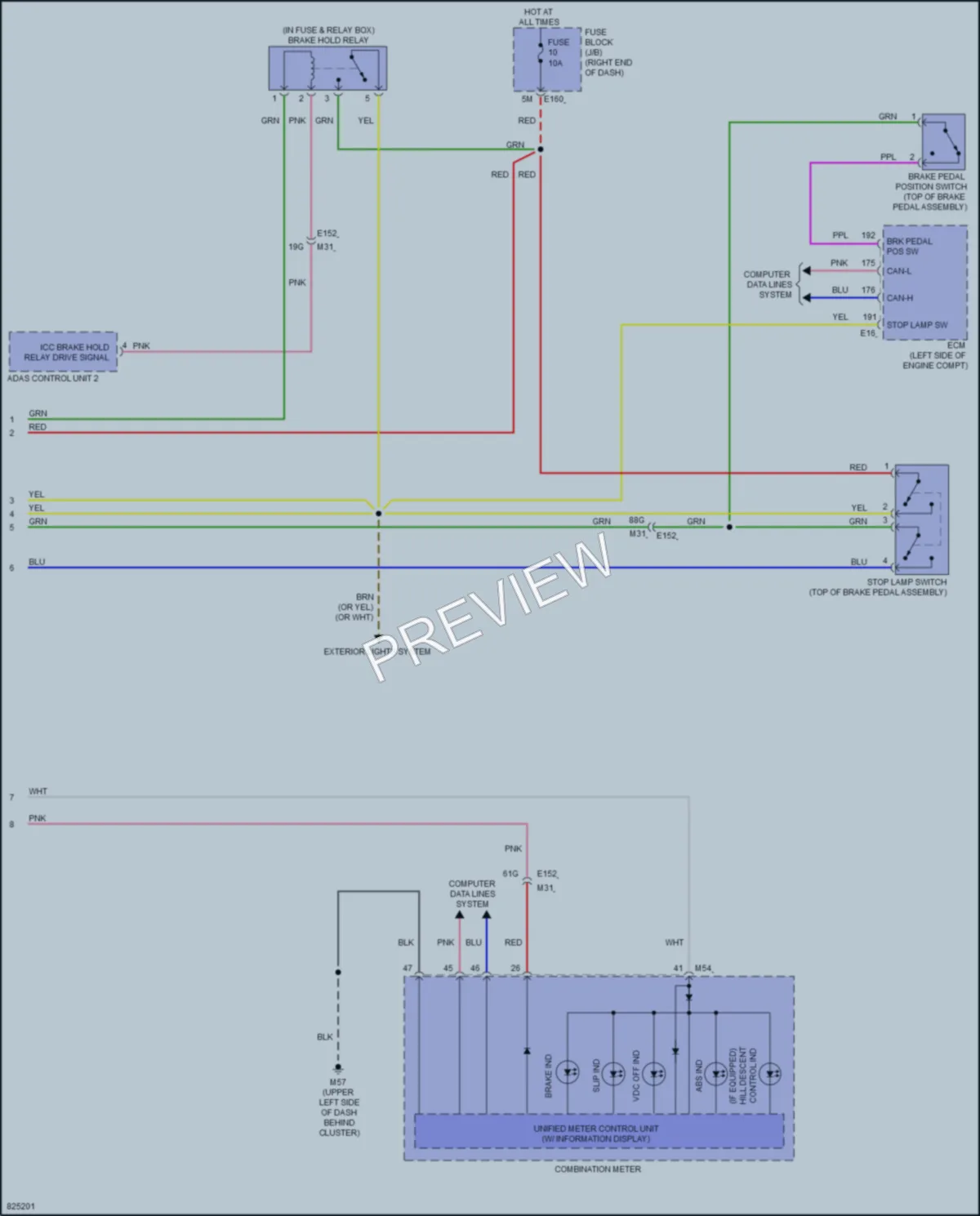 2023 Nissan Frontier Anti Lock Brakes wiring diagram preview