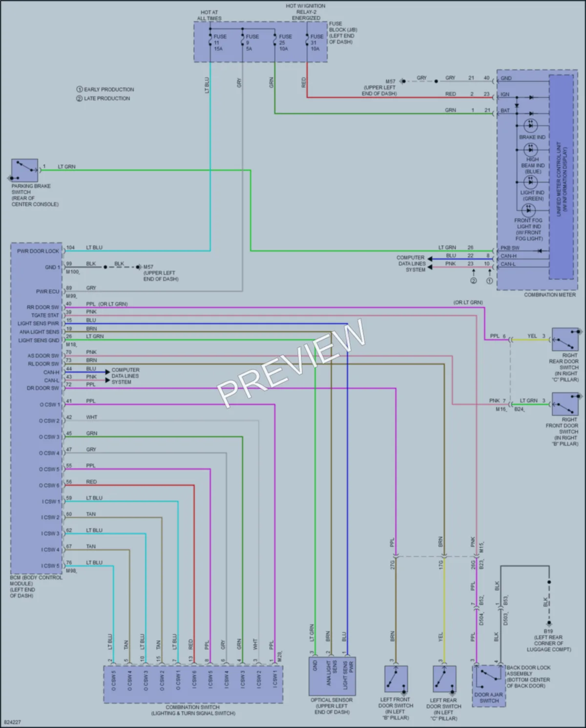 2023 Nissan Kicks Headlights wiring diagram preview