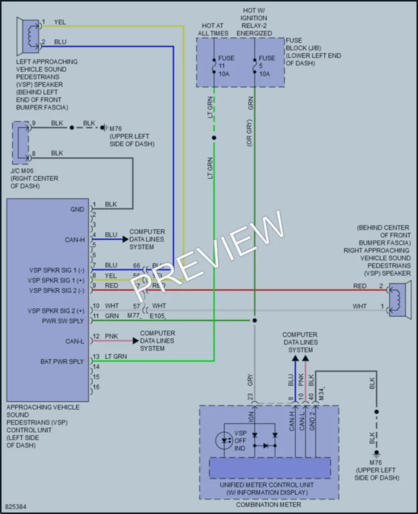 2023 Nissan LEAF Active Bodyworks wiring diagram preview