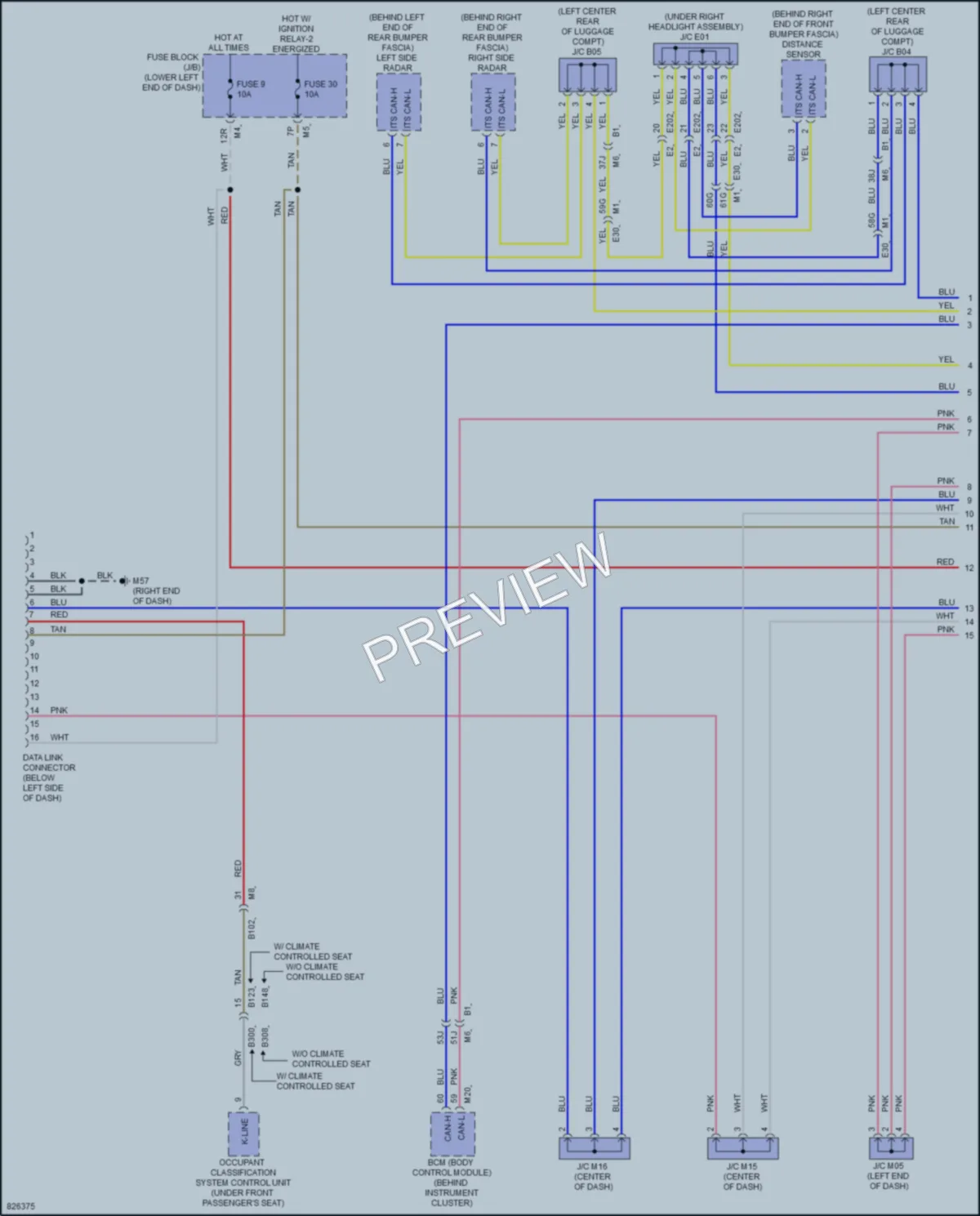 2023 Nissan Maxima Computer Data Lines wiring diagram preview