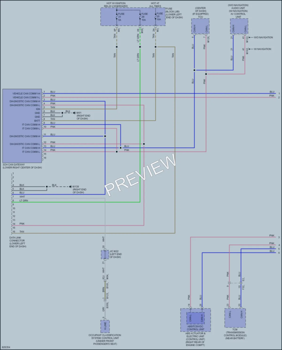 2023 Nissan Murano Computer Data Lines wiring diagram preview