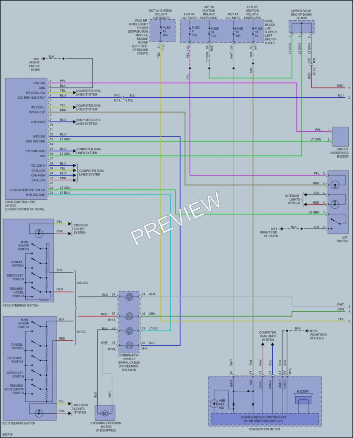 2023 Nissan Murano Cruise Control wiring diagram preview
