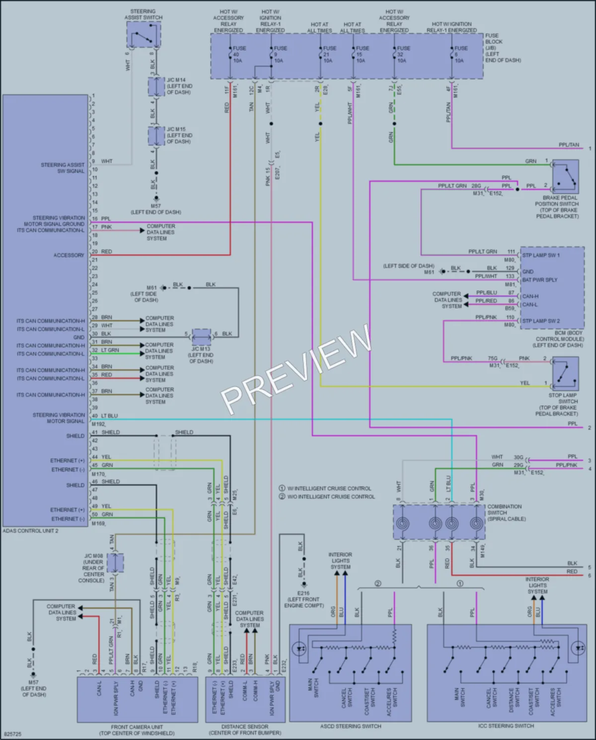 2023 Nissan Pathfinder Cruise Control wiring diagram preview