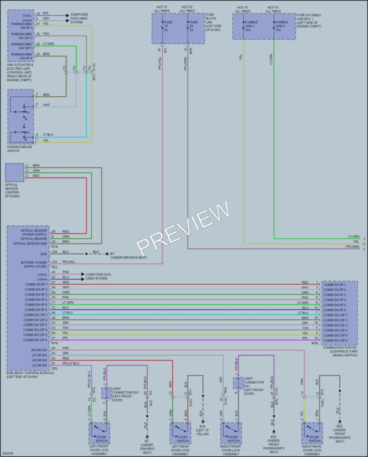 2023 Nissan Rogue Headlights wiring diagram preview