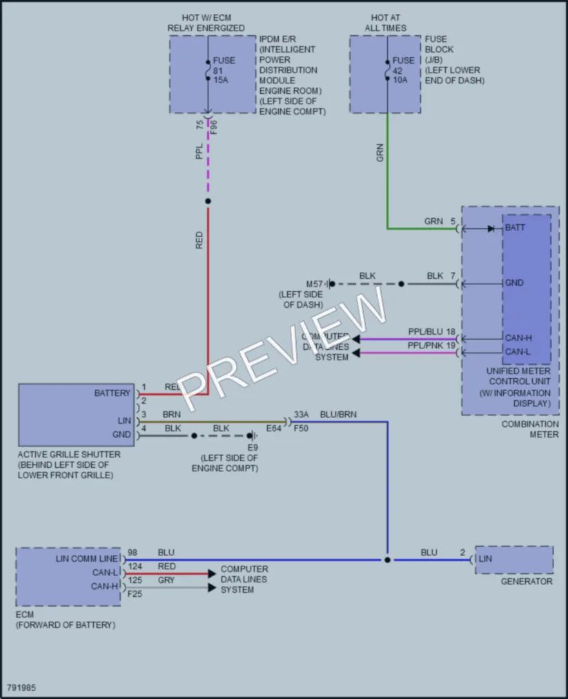 2023 Nissan Sentra Active Bodyworks wiring diagram preview