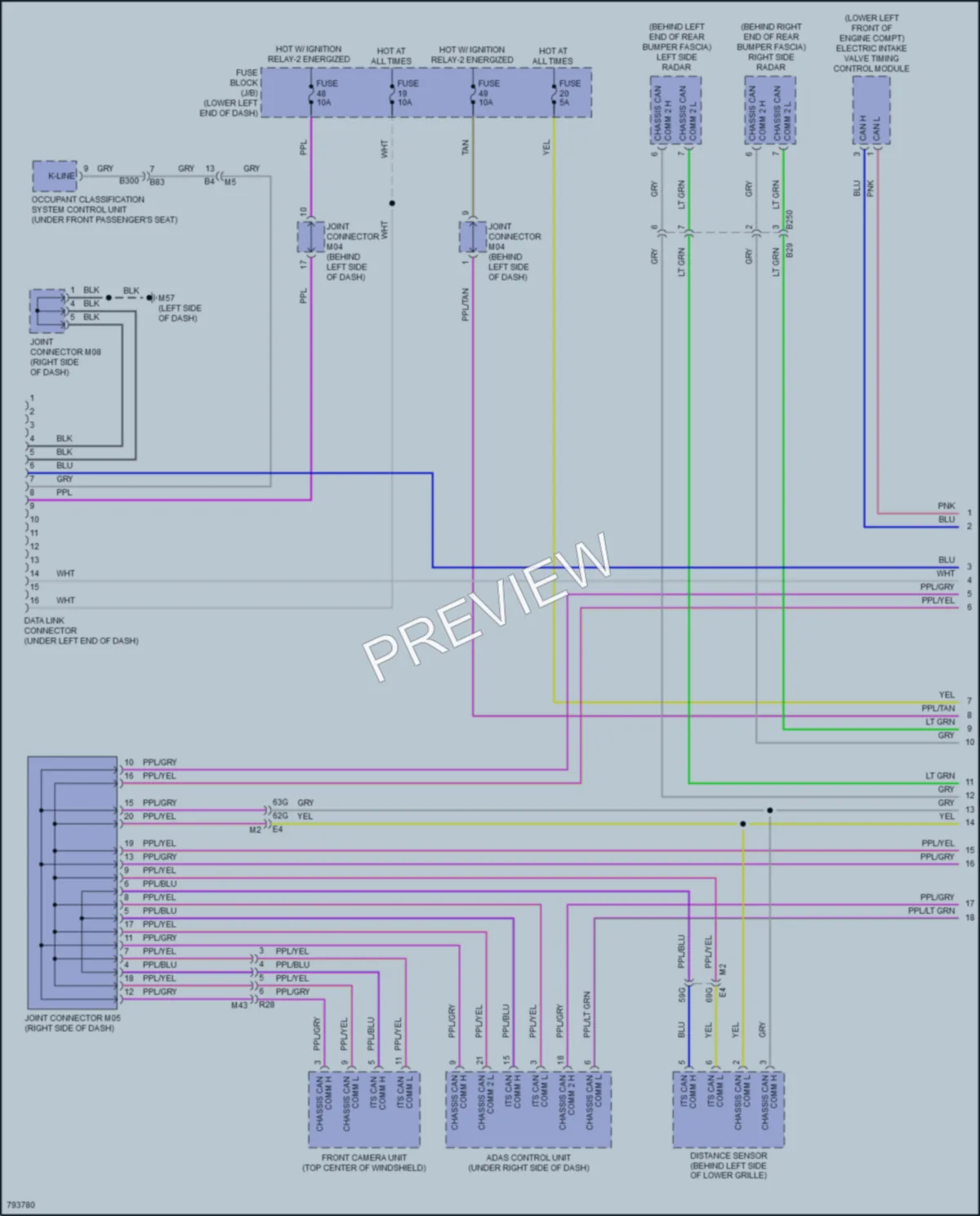 2023 Nissan Sentra Computer Data Lines wiring diagram preview