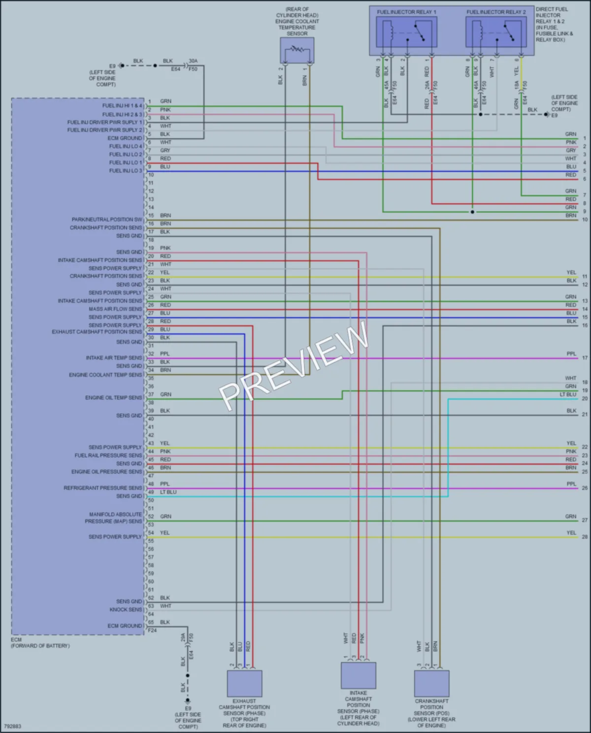 2023 Nissan Sentra Engine Performance wiring diagram preview