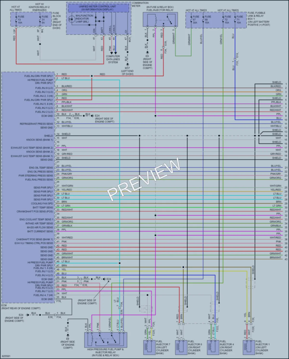 2023 Nissan Titan Engine Performance wiring diagram preview