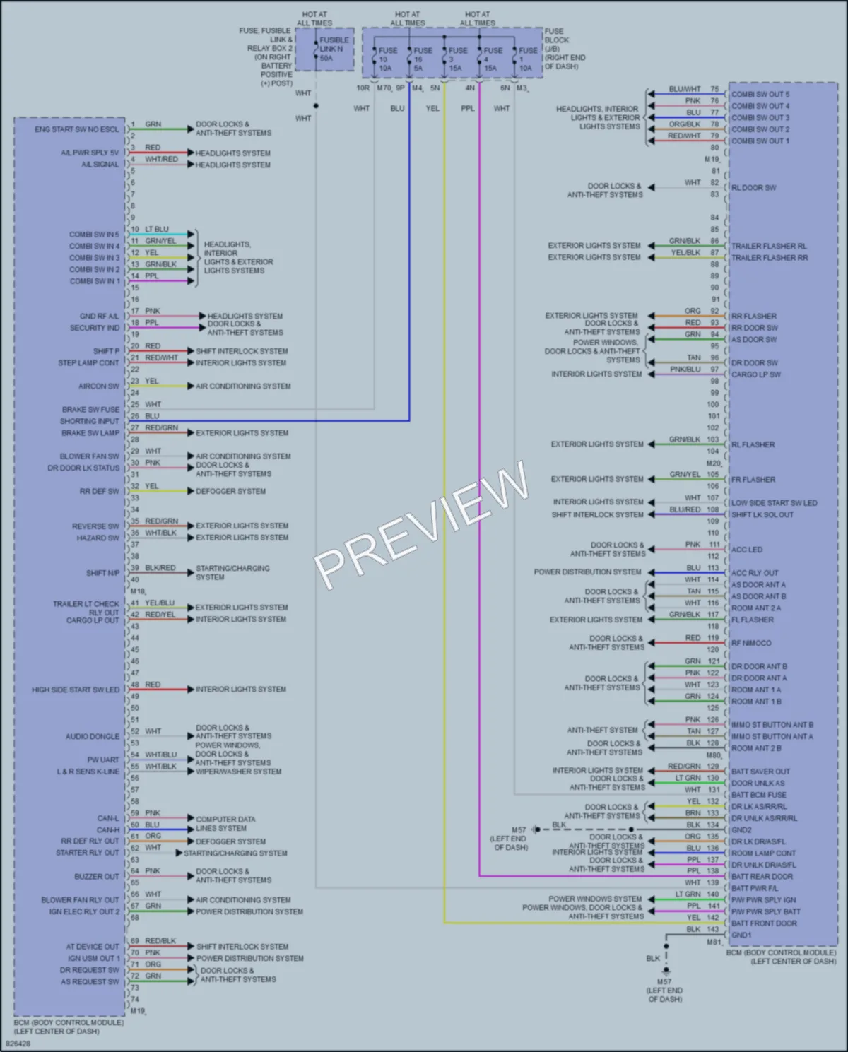 2023 Nissan TitanXD Body Control Modules wiring diagram preview