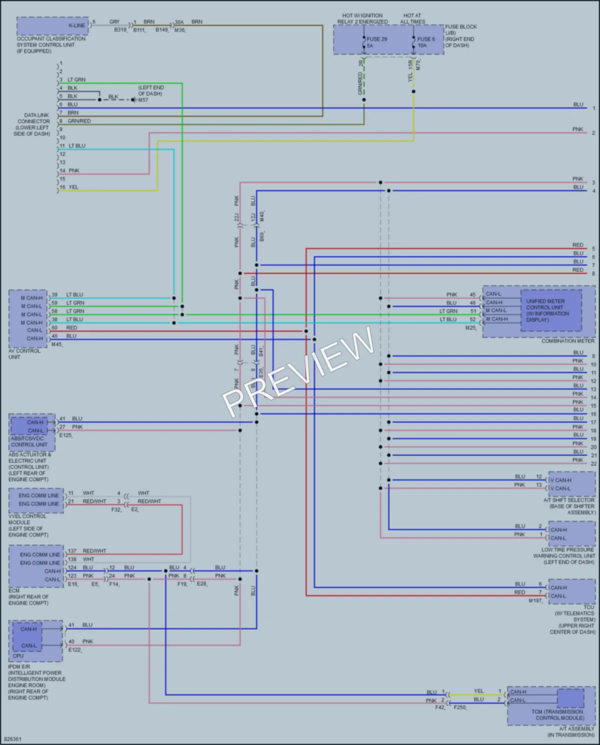 2023 Nissan TitanXD Computer Data Lines wiring diagram preview