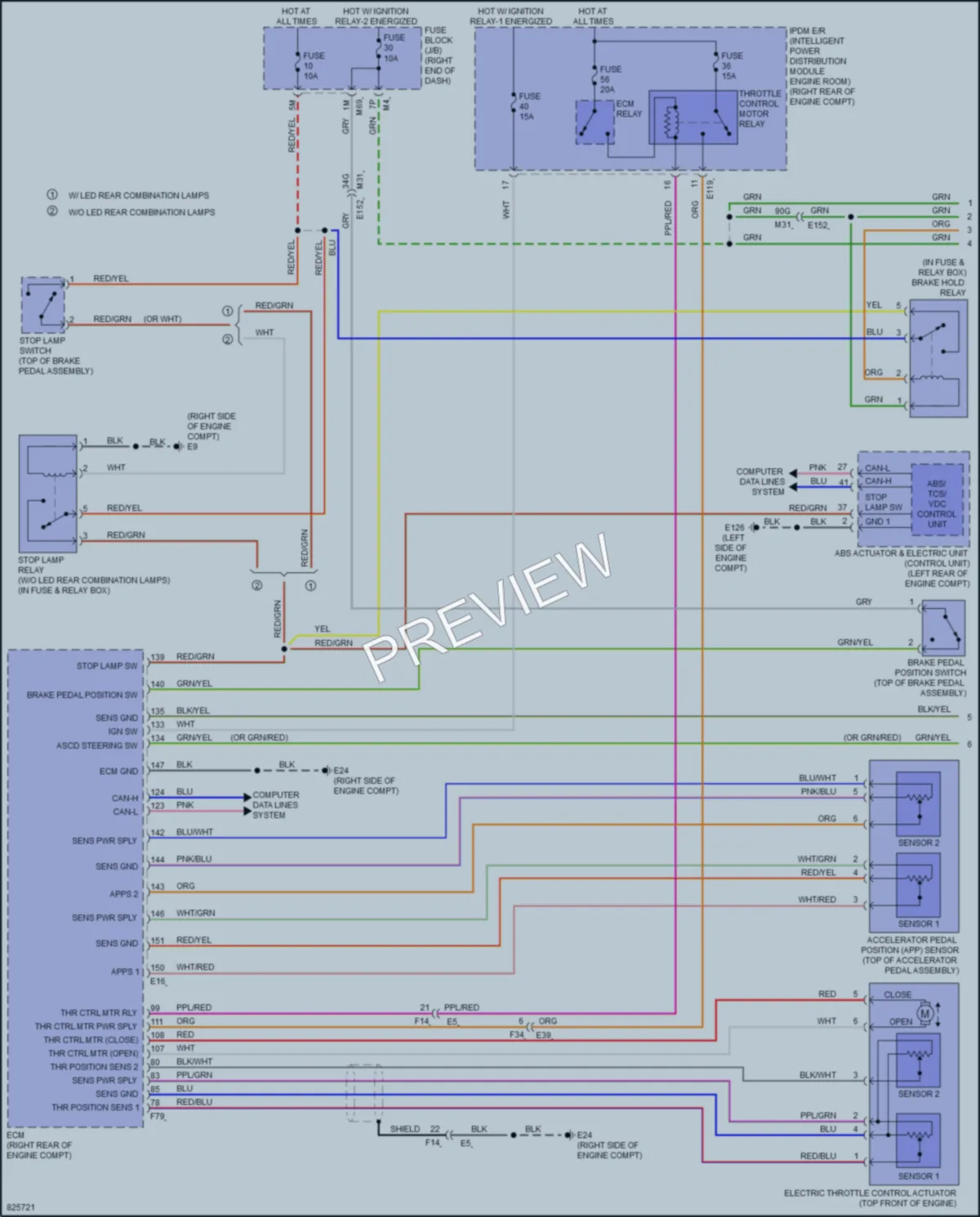2023 Nissan TitanXD Cruise Control wiring diagram preview