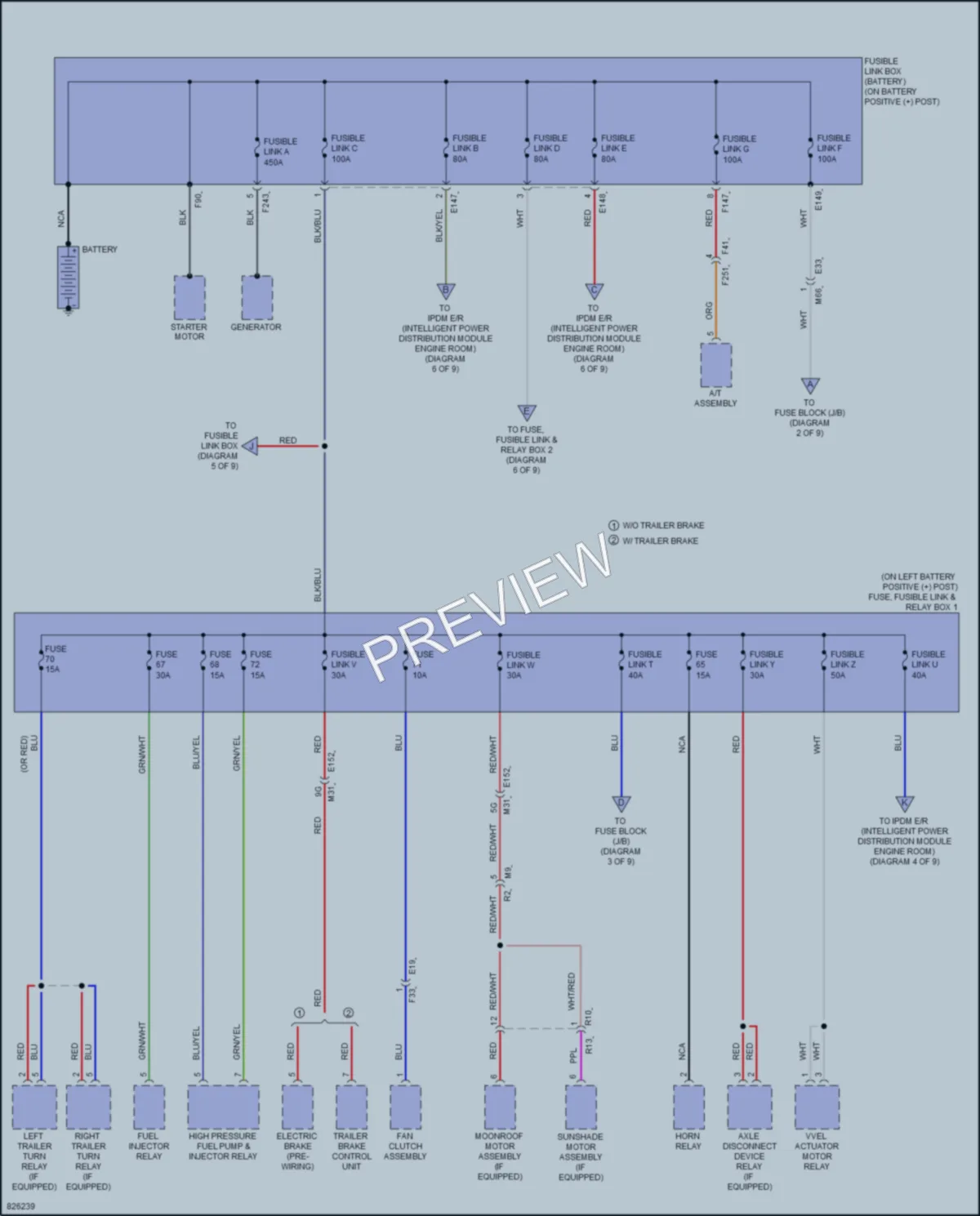 2023 Nissan TitanXD Power Distribution wiring diagram preview