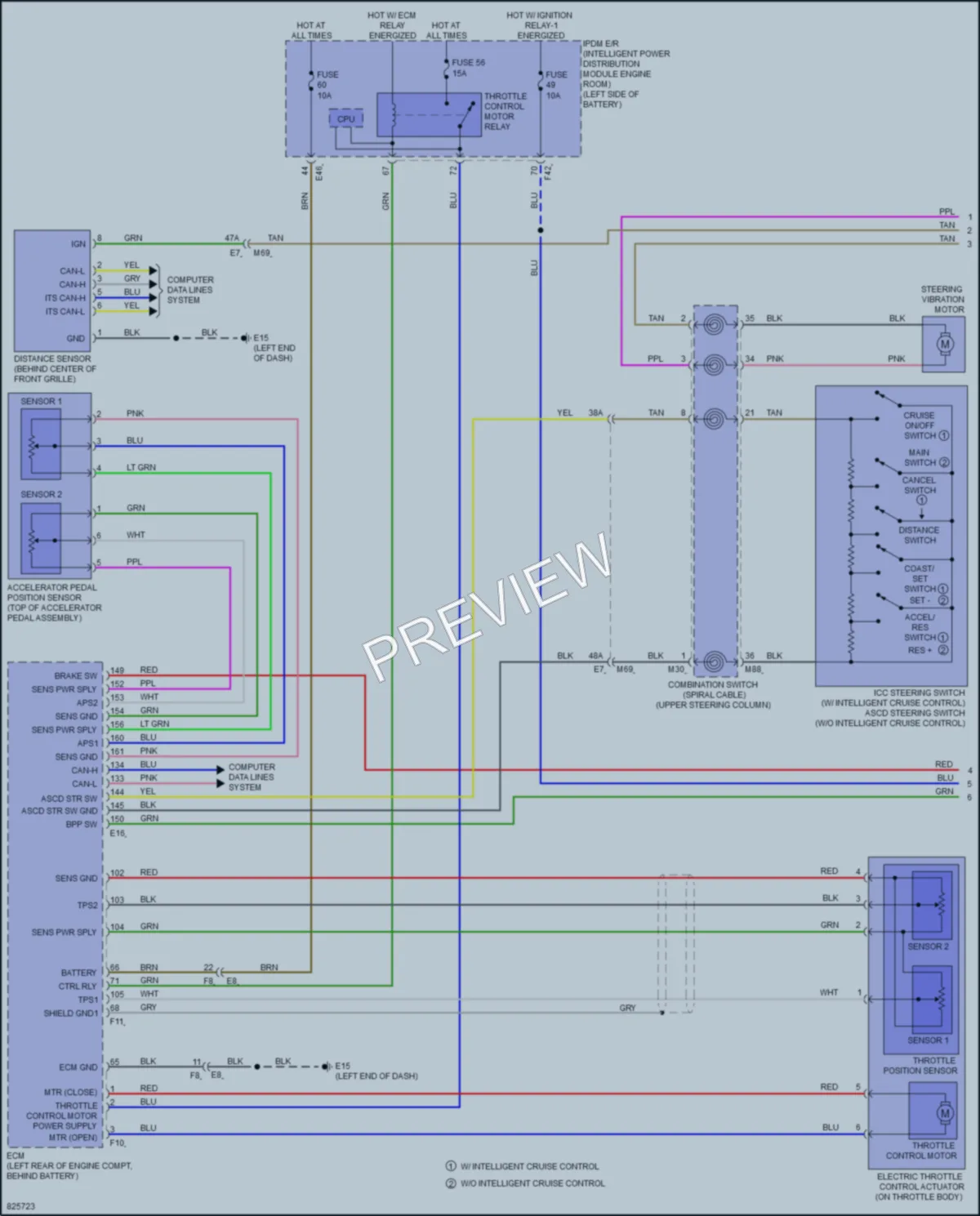 2023 Nissan Versa Cruise Control wiring diagram preview