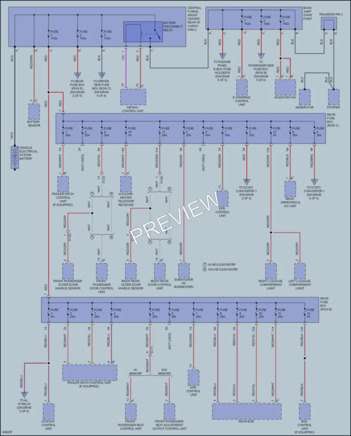 2023 Porsche Macan Power Distribution wiring diagram preview