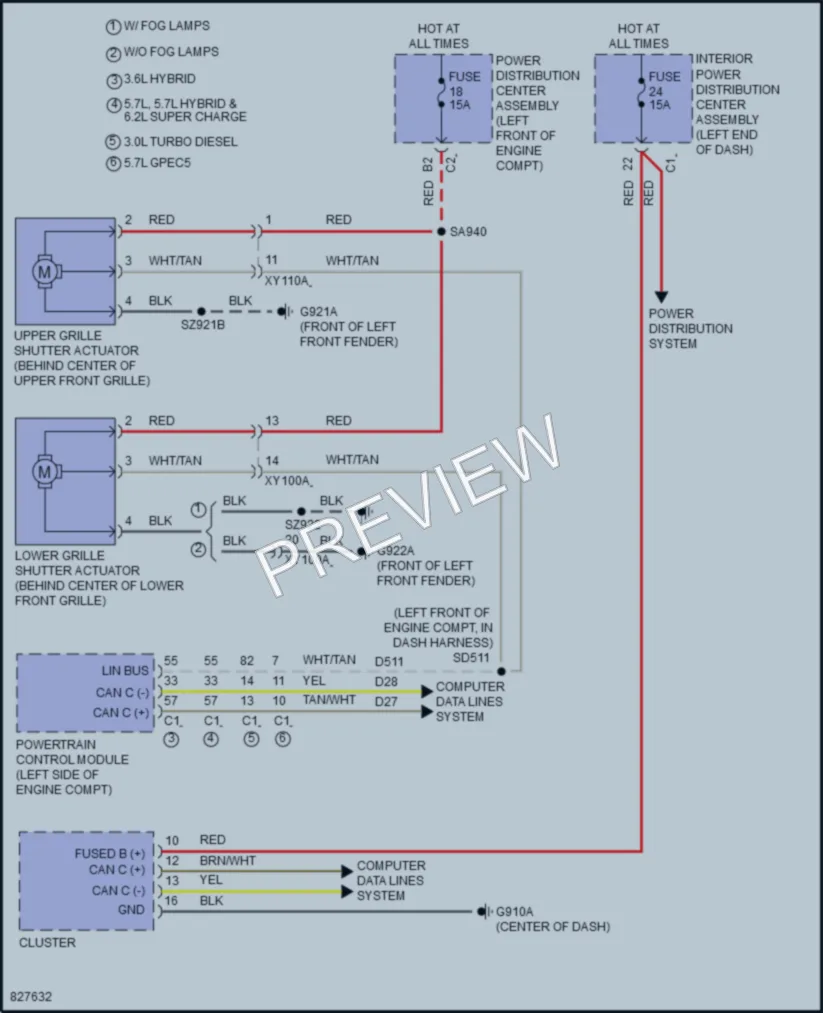 2023 Ram 1500 Active Bodyworks wiring diagram preview