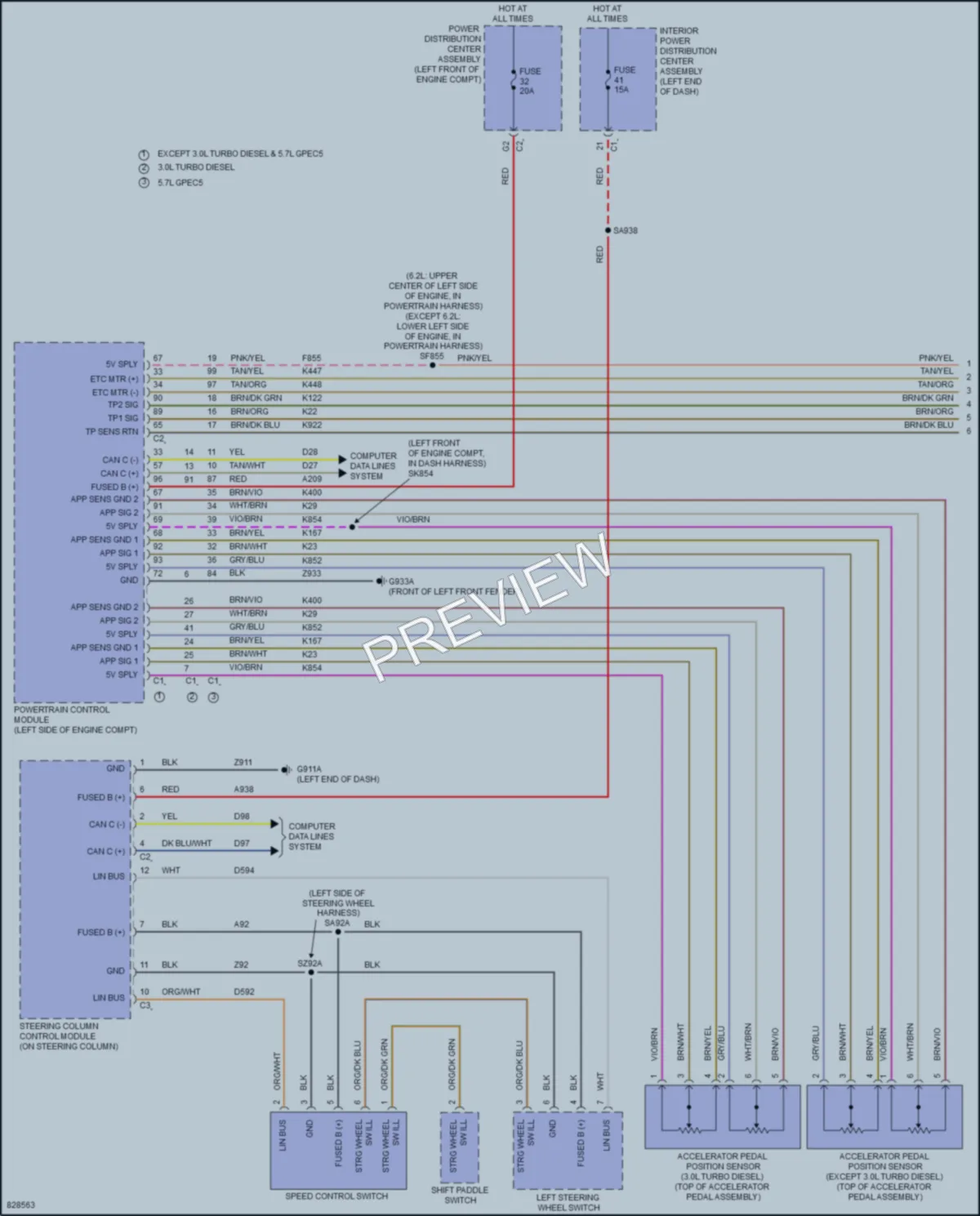 2023 Ram 1500 Cruise Control wiring diagram preview