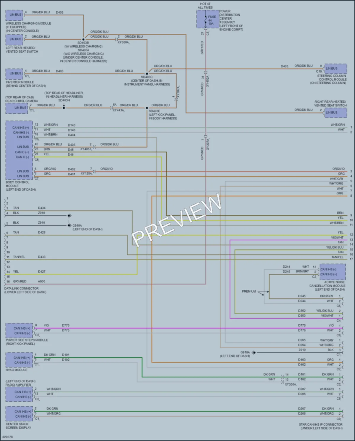 2023 Ram 3500 Computer Data Lines wiring diagram preview