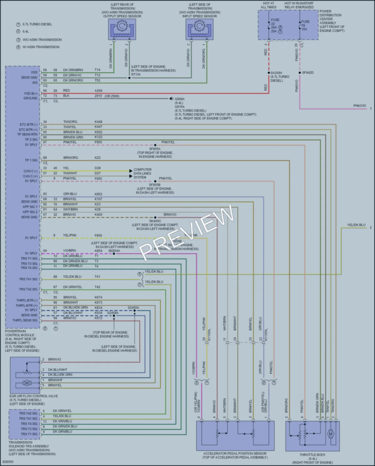 2023 Ram 3500 Cruise Control wiring diagram preview