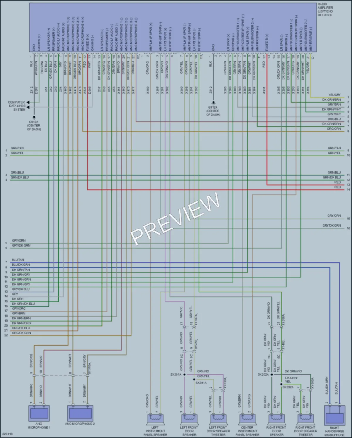 2023 Ram 3500 Navigation wiring diagram preview