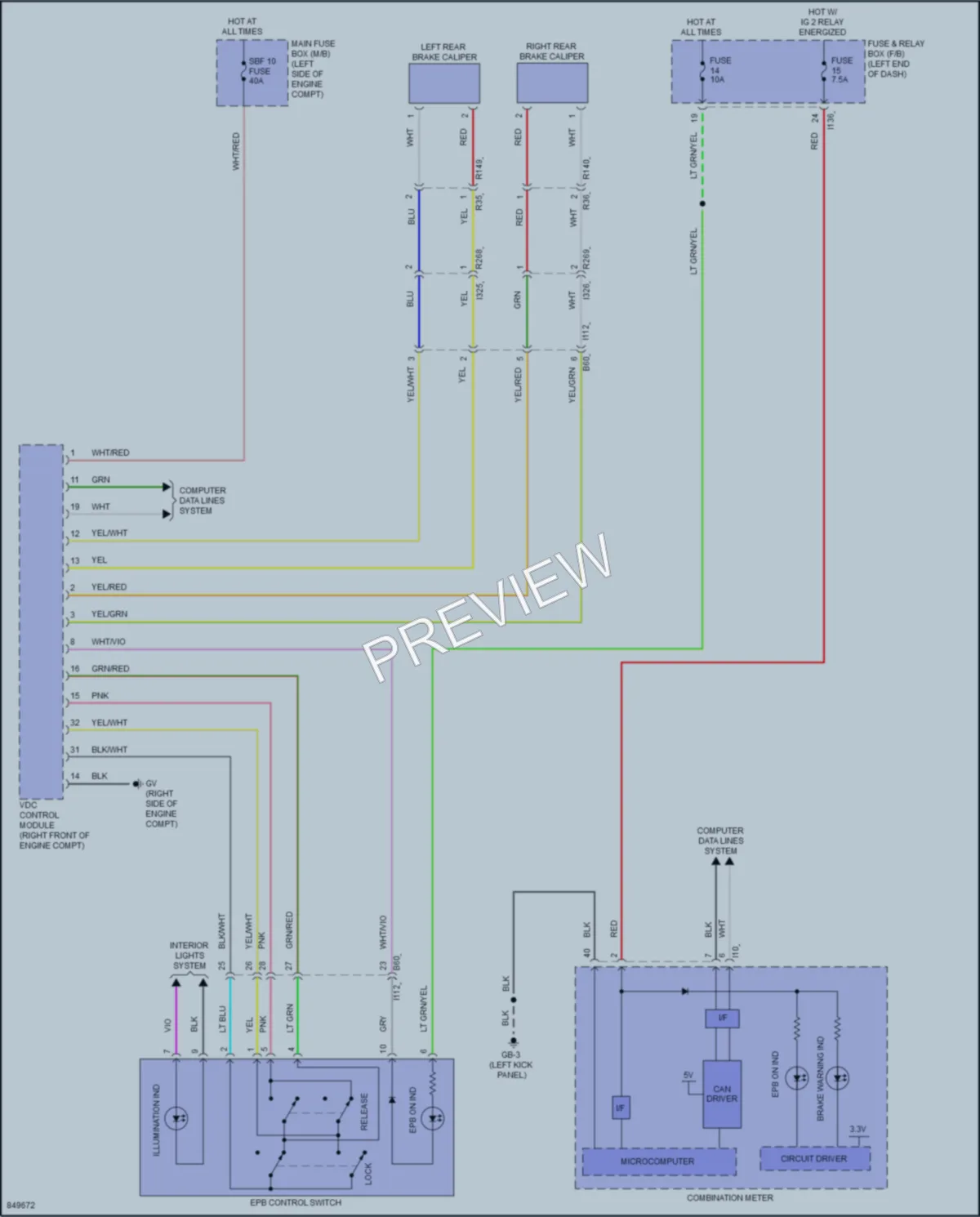 2023 Subaru Ascent Shift Interlock wiring diagram preview