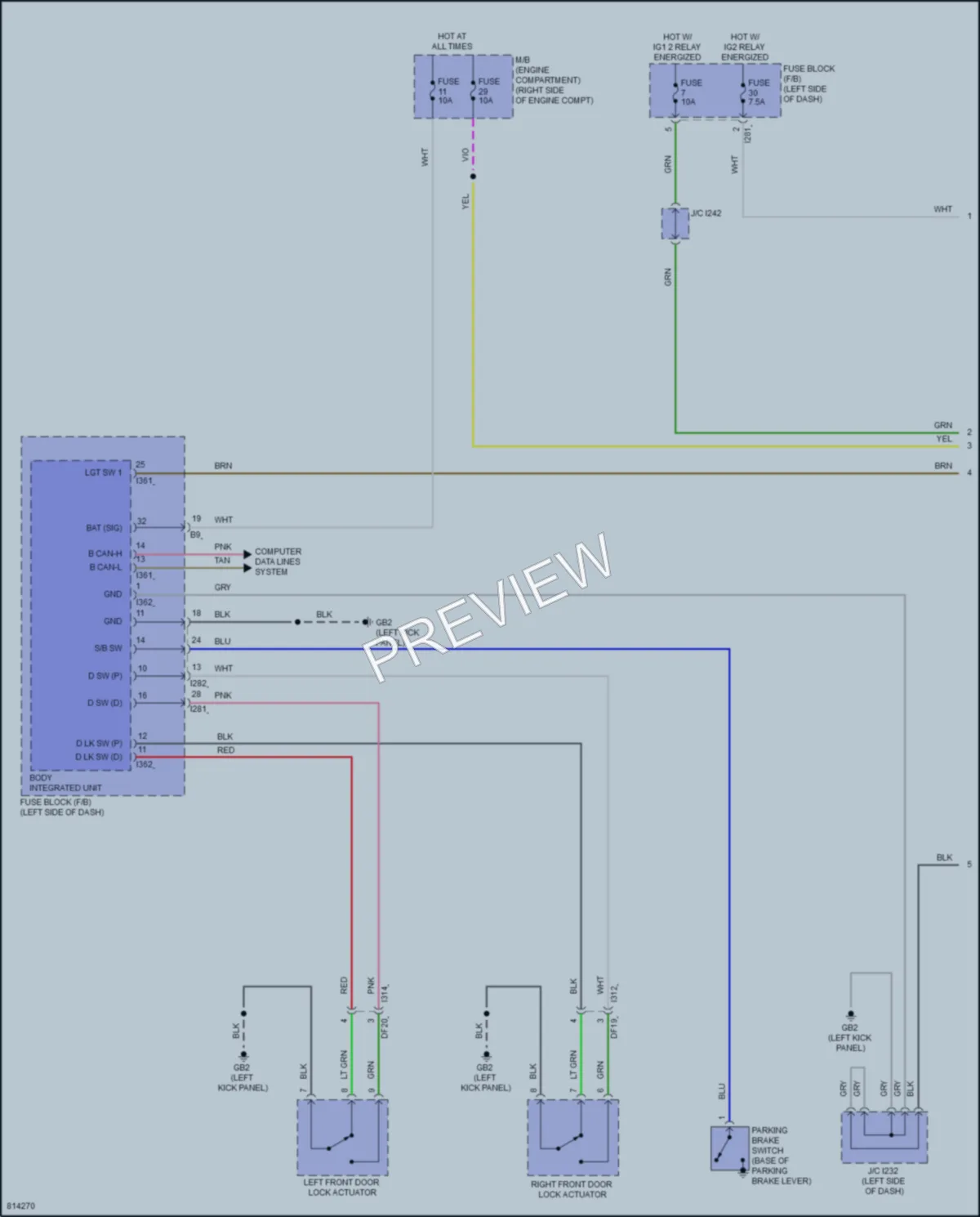 2023 Subaru BRZ Warning Systems wiring diagram preview